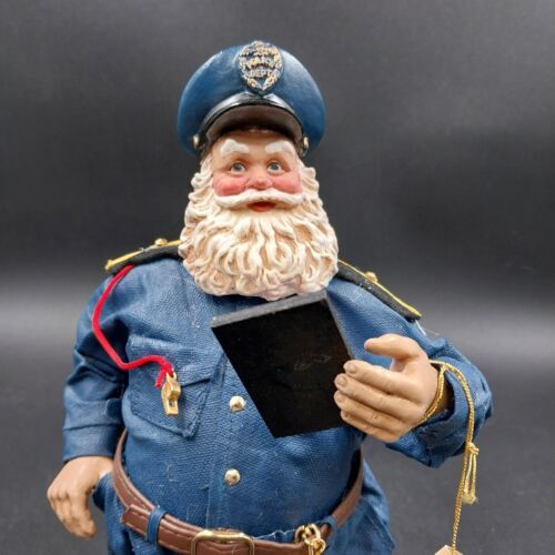 Kurt Adler KSA Policeman Santa Officer Claus Fabriché Collectible Figurine 1994