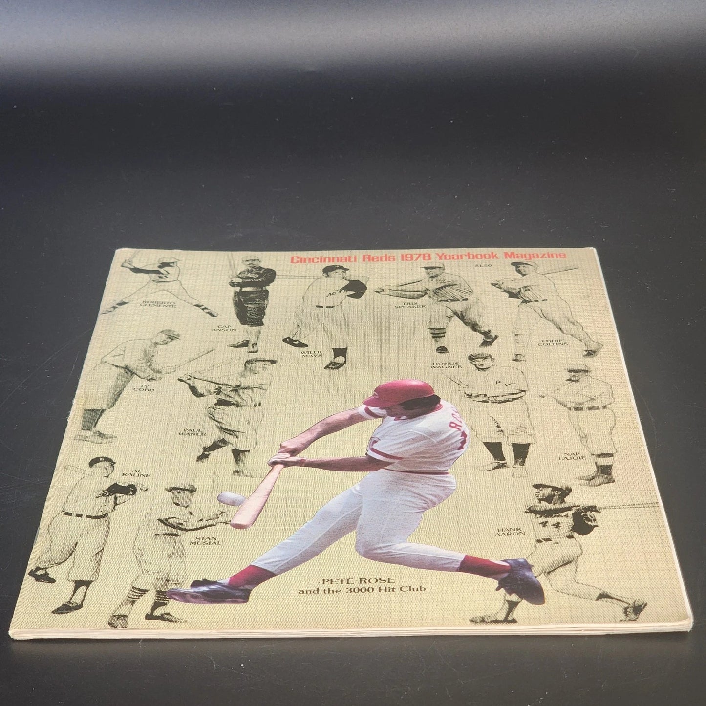 Cincinnati Reds 1978 Yearbook Pete Rose 3000 Hit Club MLB Magazine Vintage