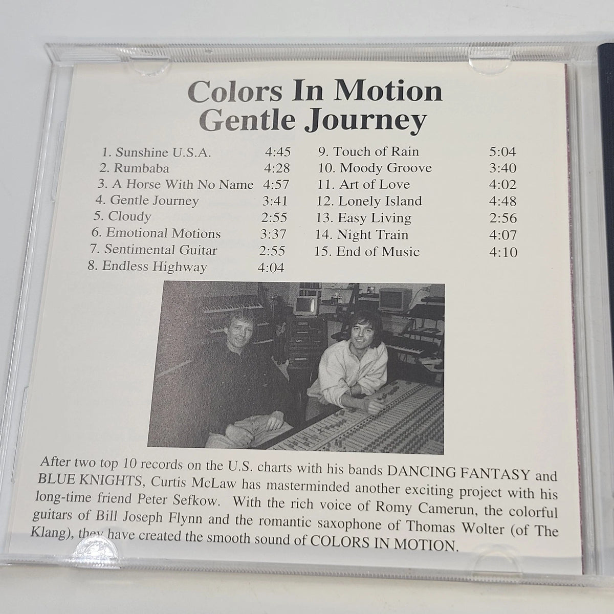 Colors In Motion Gentle Journey CD Night Sky 3004-2 New Age Smooth Jazz 1995 Vtg
