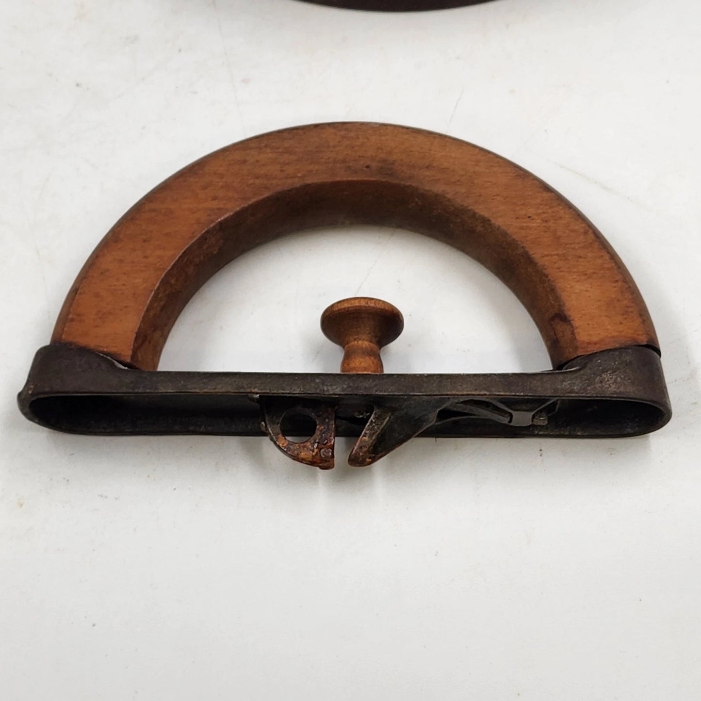 Mrs Potts Sad Iron Set Detachable Wood Handle Cast Iron Flat Iron No 2 Antique