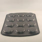 Wilton Muffin Top Baking Pan Perfect Results 12 Spot Premium Non-Stick Bakeware