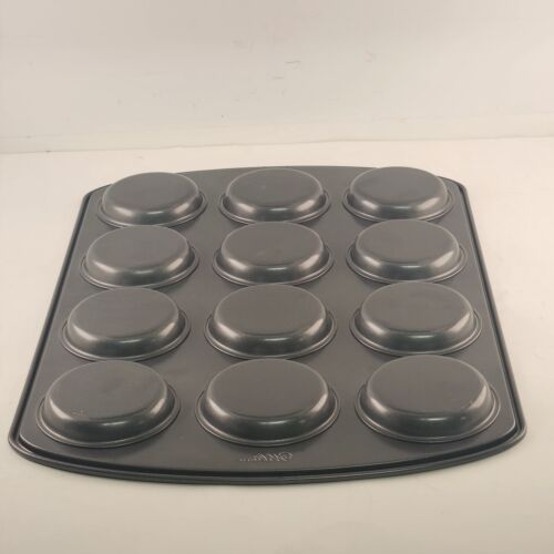 Wilton Muffin Top Baking Pan Perfect Results 12 Spot Premium Non-Stick Bakeware