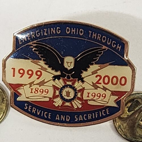 VFW Energizing Ohio Through Service 100 Years Lapel Pin Veterans Foreign Wars