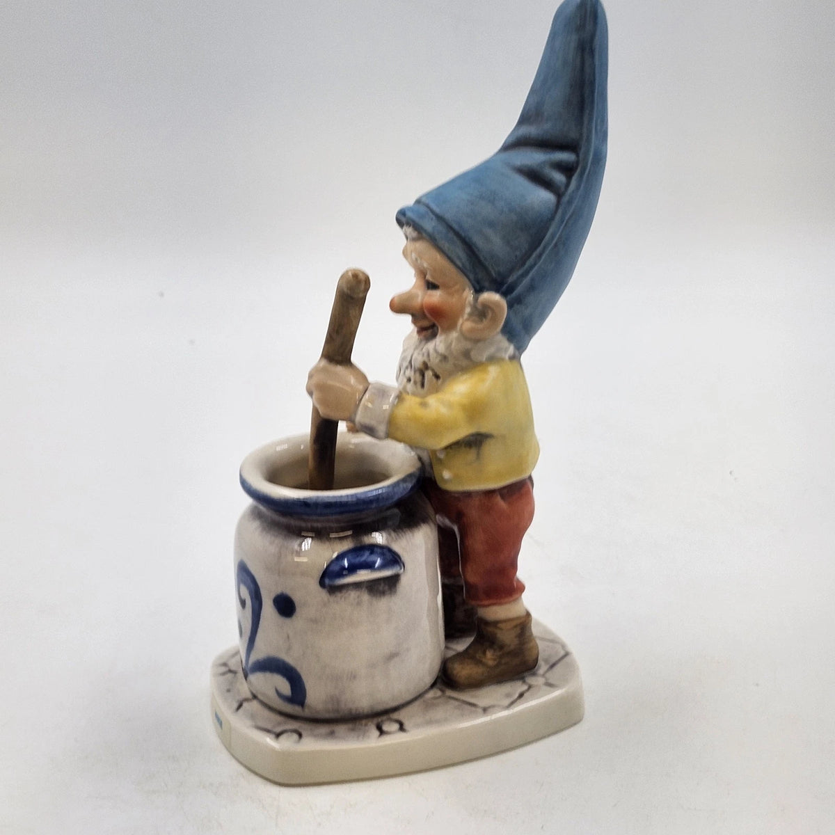 Goebel Co-Boy Mike Jam Maker Gnome Figurine 8" Well 502 W Germany Vintage 1970