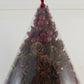 Christmas Tree Potpourri Cone Pine Cones Sprigs Cinnamon Cranberries 10.5" Decor