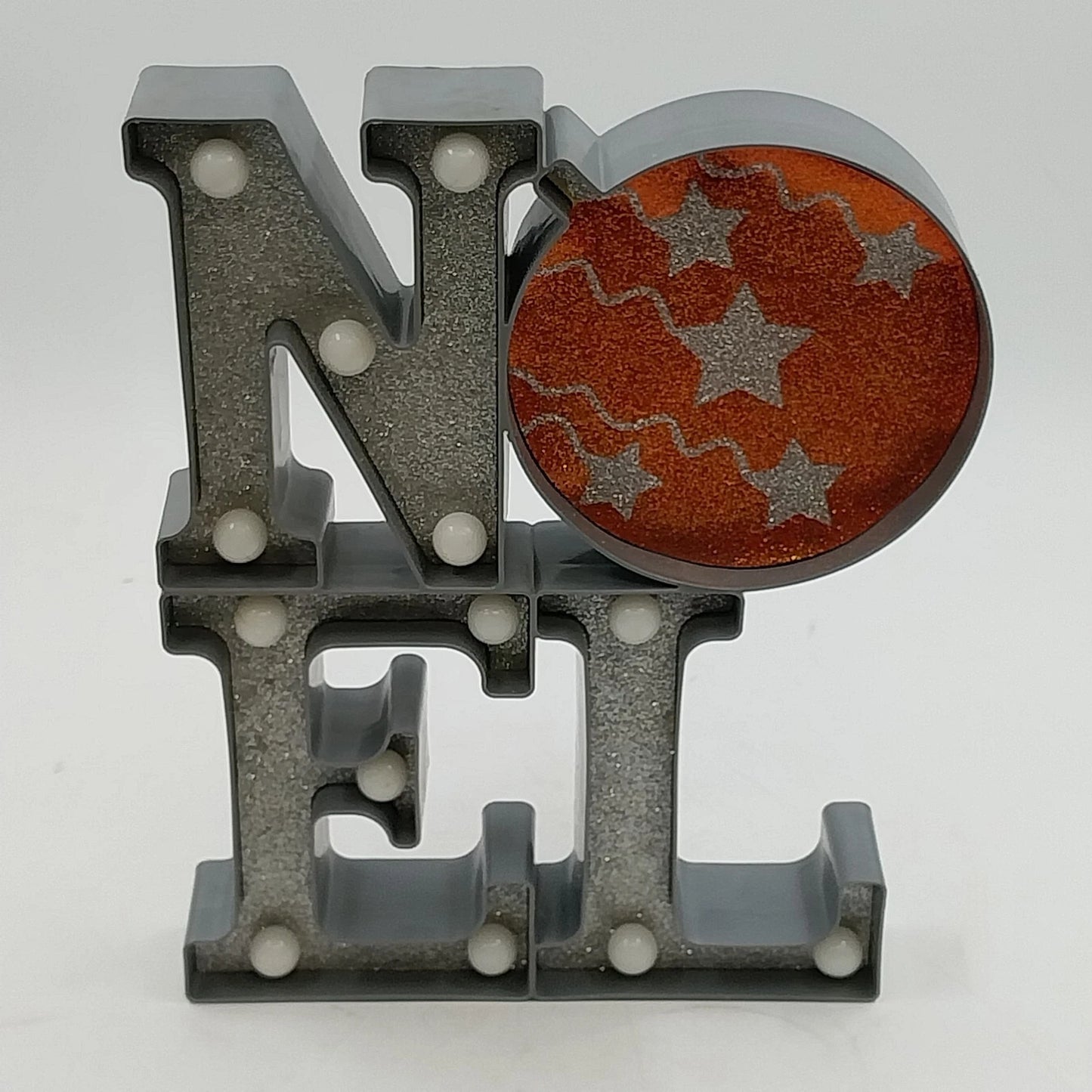 NOEL Sign Mr Christmas Illuminated Marquee Letters Indoor/Outdoor Decor China