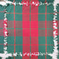 9 Fabric Placemats Red Green Gold Plaid Fringe Holiday Christmas Vintage 15"x15"