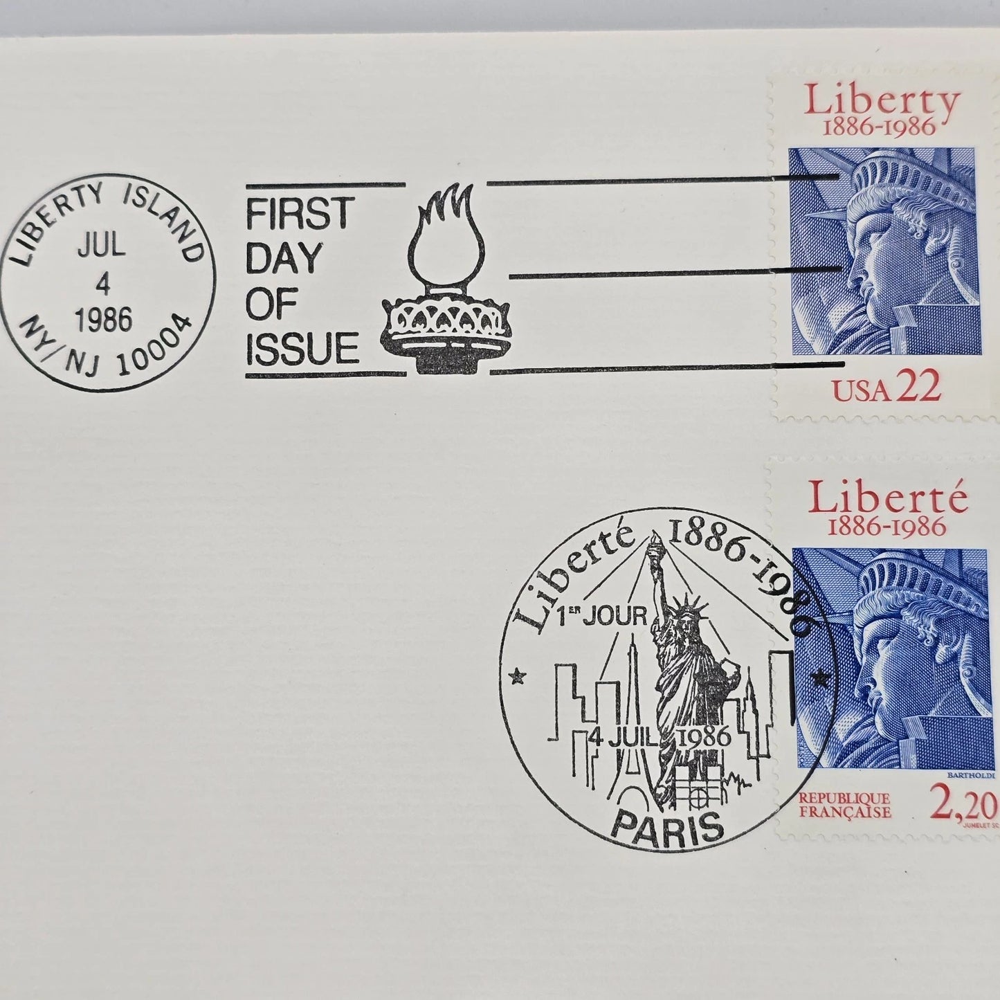 Statue of Liberty First Day Cover Commemorative Uncirculated Half Dollar 1986