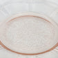 Vintage American Sweetheart Pink Depression Glass Bread Plates Set