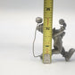 Rawcliffe Pewter Juggling Clown Figurine P Davis Wire Balls Silver Gray 1979 Vtg
