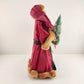 Santa Claus Paper Mache JC Penney Home Collection Nutcracker 13" Tall w Presents