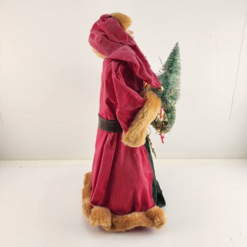 Santa Claus Paper Mache JC Penney Home Collection Nutcracker 13" Tall w Presents