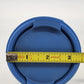Tupperware 1912-7 Modular Mates Round #4 Sheer 30 oz Container with Blue Lid Vtg