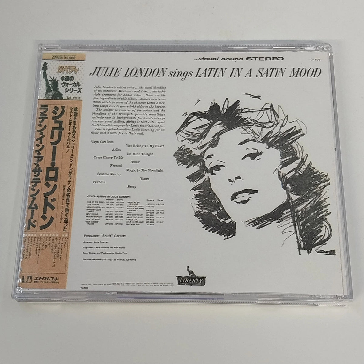 Julie London Sings Latin in a Satin Mood CD Japan TOCJ-5390 Obi 1991