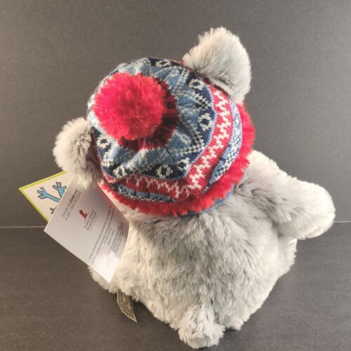 St Jude Children's Gentle Treasures Plush Teddy Bear Red And Blue Hat Scarf