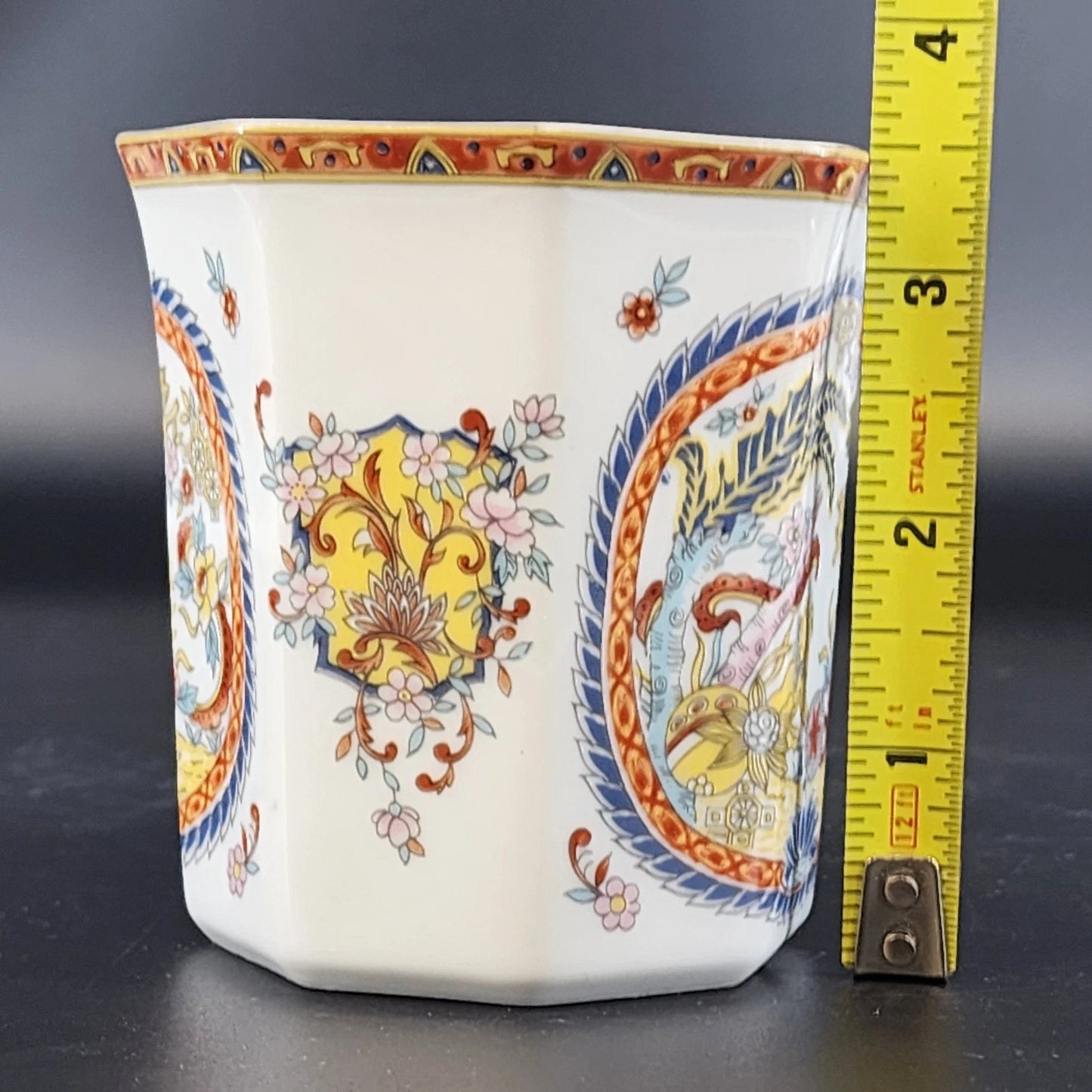 Vintage Lenwile Ardalt Chinoiserie Medallion Coffee Cup Japan