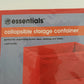 3 Pks Red Collapsible Storage Cubes Essentials Fabric Containers 10.5" x 11"