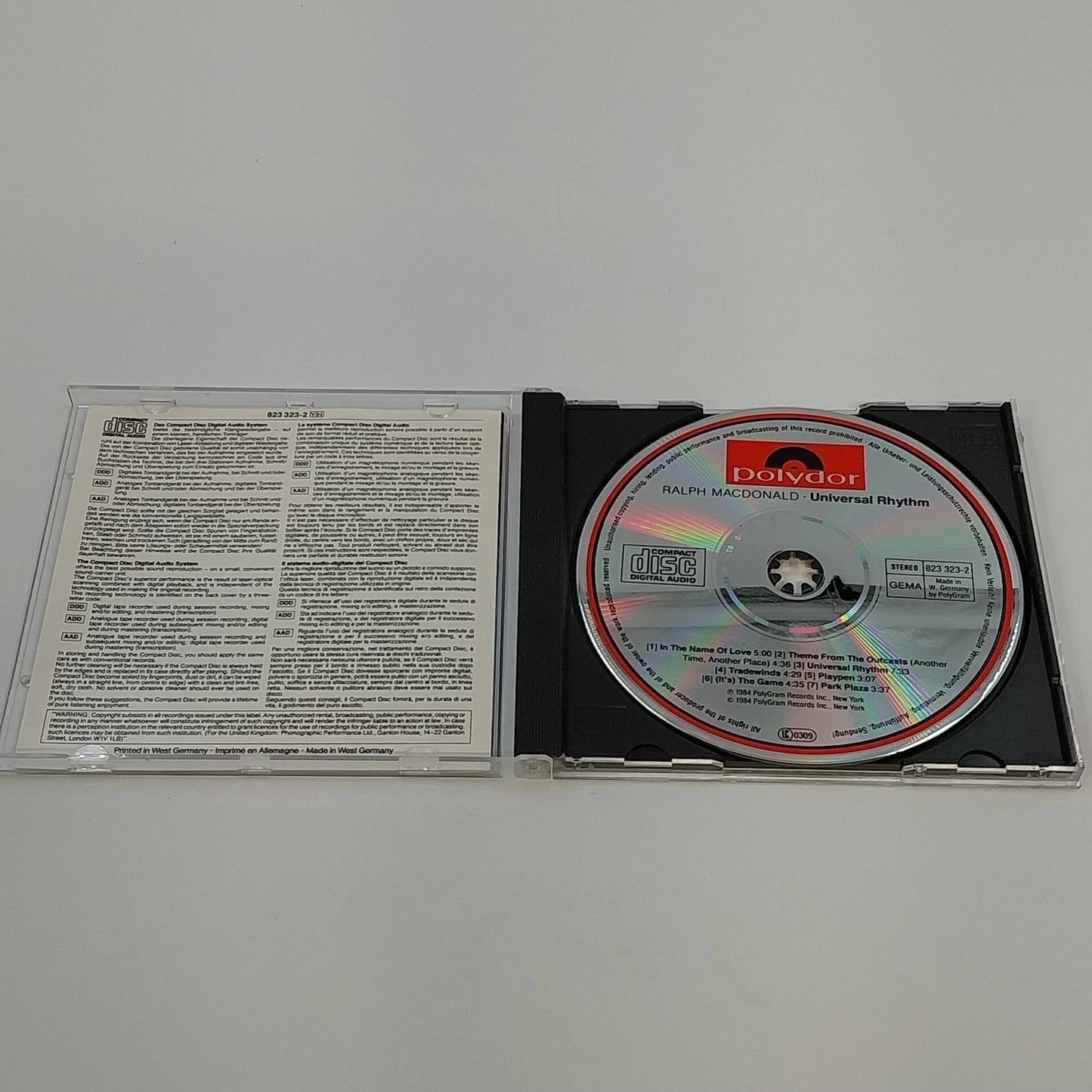 Ralph MacDonald Universal Rhythm Polydor CD 1985 Jazz Funk 823 323-2