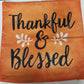 Lot of 4 Fall Pillow Shams Pumpkin Harvest Buffalo Plaid Orange Throw Covers