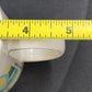 Jack Crompton Vintage White Ceramic Golf Mug Tea Cup 3.5" w Handle Golf Theme