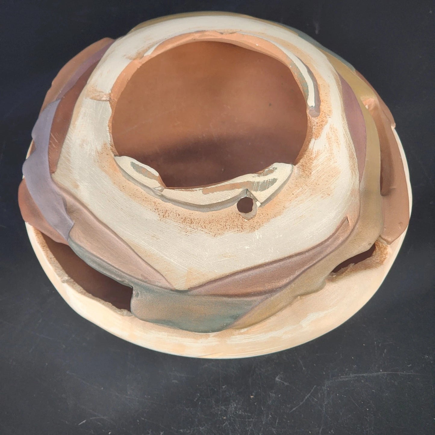 Steven Kaye Signed Studio Pottery Vessel Southwestern Clay Vase