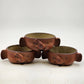 3 UCTCI Japan Elephant Face & Ear Bowls Brown Ceramic 4" x 2" Vintage Set