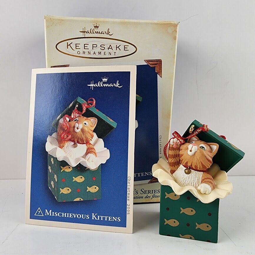 Hallmark Keepsake Christmas Ornament Collector's Series Blue Box w Memory Card