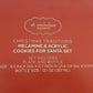 St. Nicholas Square Christmas Traditions Cookies for Santa Set Plate & Bottle
