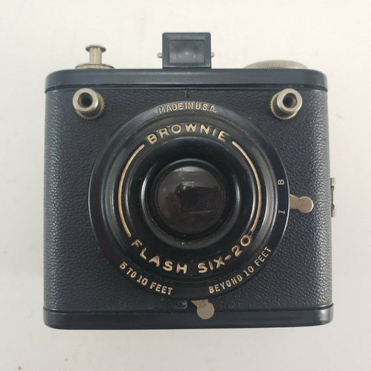 Brownie Flash Six-20 Camera by Kodak Vintage 1940's Mechanically Operational