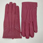 Maroon Leather Driving Gloves J Crew Red Ladies Lined New Winter Size Large