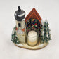 Goebel Hummel HUM 2134 Wintertime Duet Chapel Votive Music Box Exclusive Edition