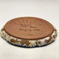 Studio Art Pottery Oyster Artichoke Plate Stoneware Serving OOAK Country
