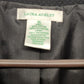 Laura Ashley Women’s XL Black Blazer Jacket Textured Sequins Trim Career Coat