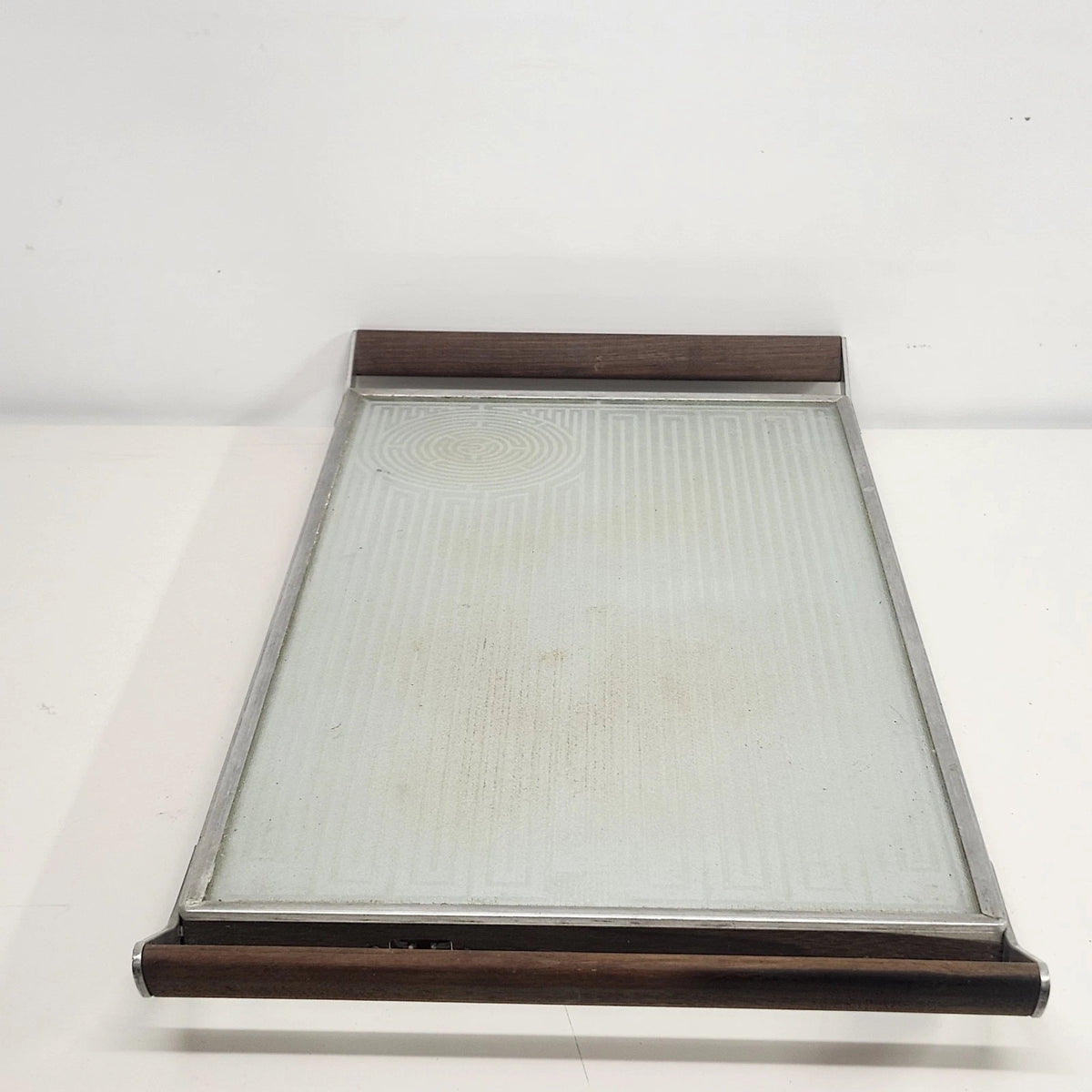 Salton Cosmopolitan H-132 Electric Food Warmer Glass Tray 23.5" MCM USA