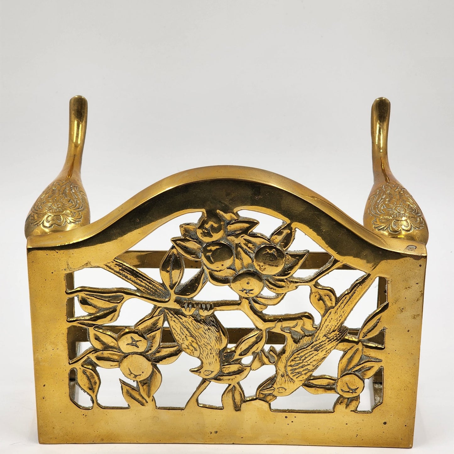 Brass Metal Gold Finish Footrest Fireplace Footman Stool Trivet Pot Warmer Stand
