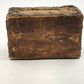 Hand Carved Wooden Jewelry Trinket Box Early American Couple Design 6"x4"