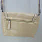 Kathy Van Zeeland Beige Croc Crossbody Bag Studded Rhinestone Heart Clasp Vtg