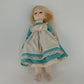 Effanbee Alice in Wonderland Storybook Doll 11" Blonde 1976 Vtg Teal White Dress