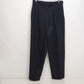 SK & Company Solid Black Silk Pleated Front Dress Pants Size 12 Side Zip China