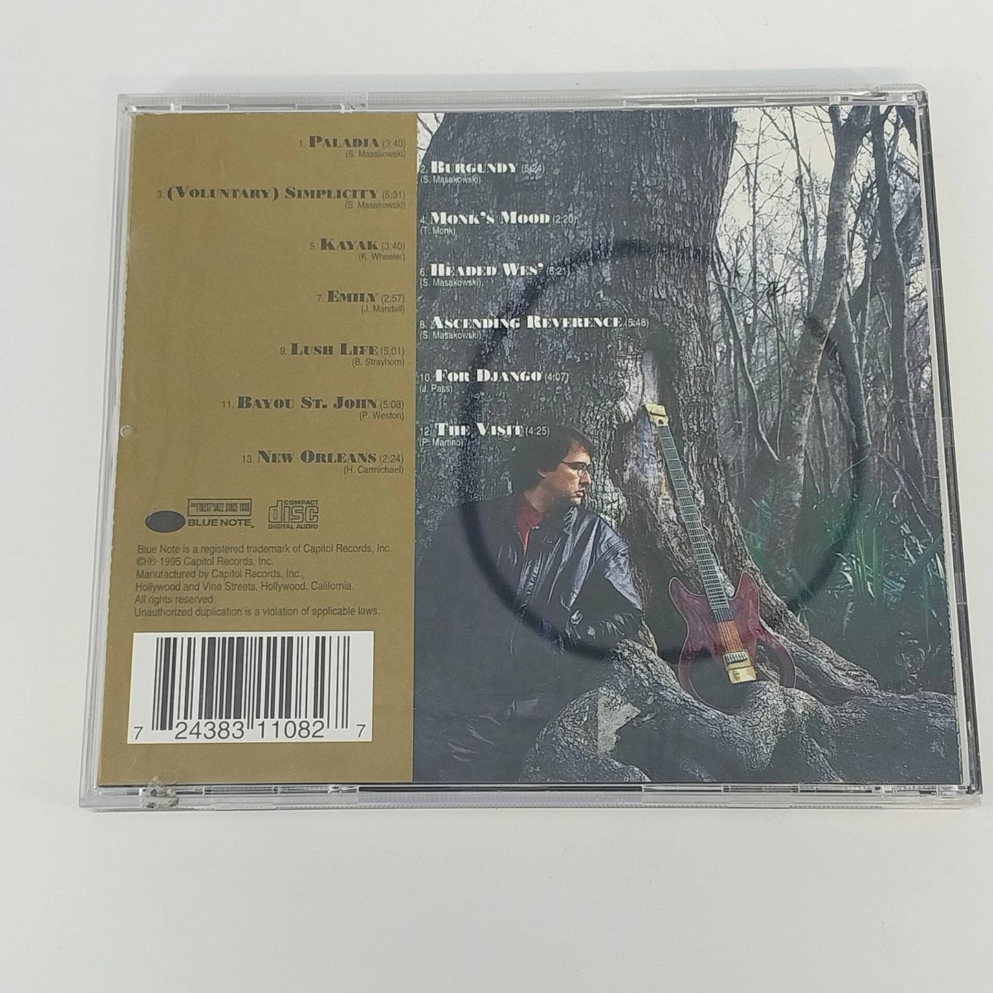 Steve Masakowski Direct AXEcess CD Jazz Fusion Guitar Blue Note Records 1995 USA