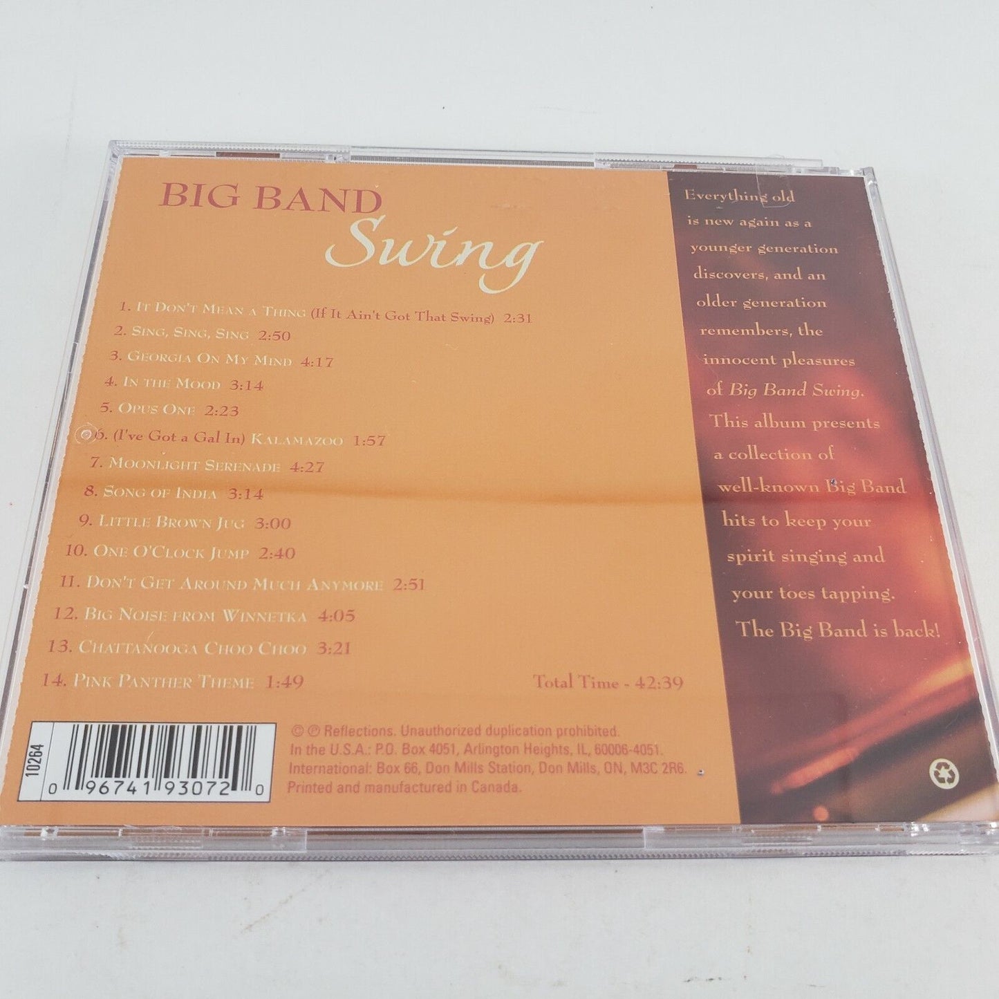 Lot of 3 CD's Big Band Hits of Jazz and Swing Favorite Standards & Enoch Light