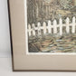 Elaine Wallace Castle House Framed Print Pastoral 27.5" Artist Proof Signed