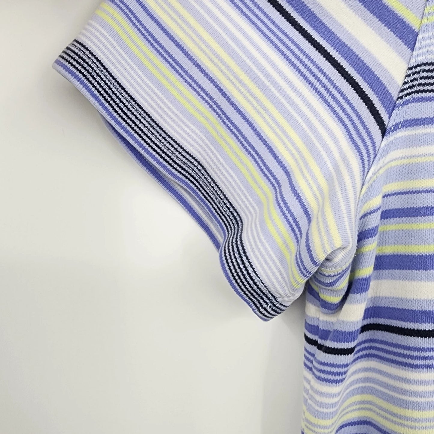 Sonoma Life Style 2 Pc Set Women's L Striped Top Blue Pants Cotton Loungewear