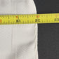 White Rectangle Tablecloth with Windowpane Checkered Striped Pattern 82" x 62"