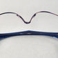 Crews Stratos Safety Glasses Blue Frame Clear Lens ANSI Z87