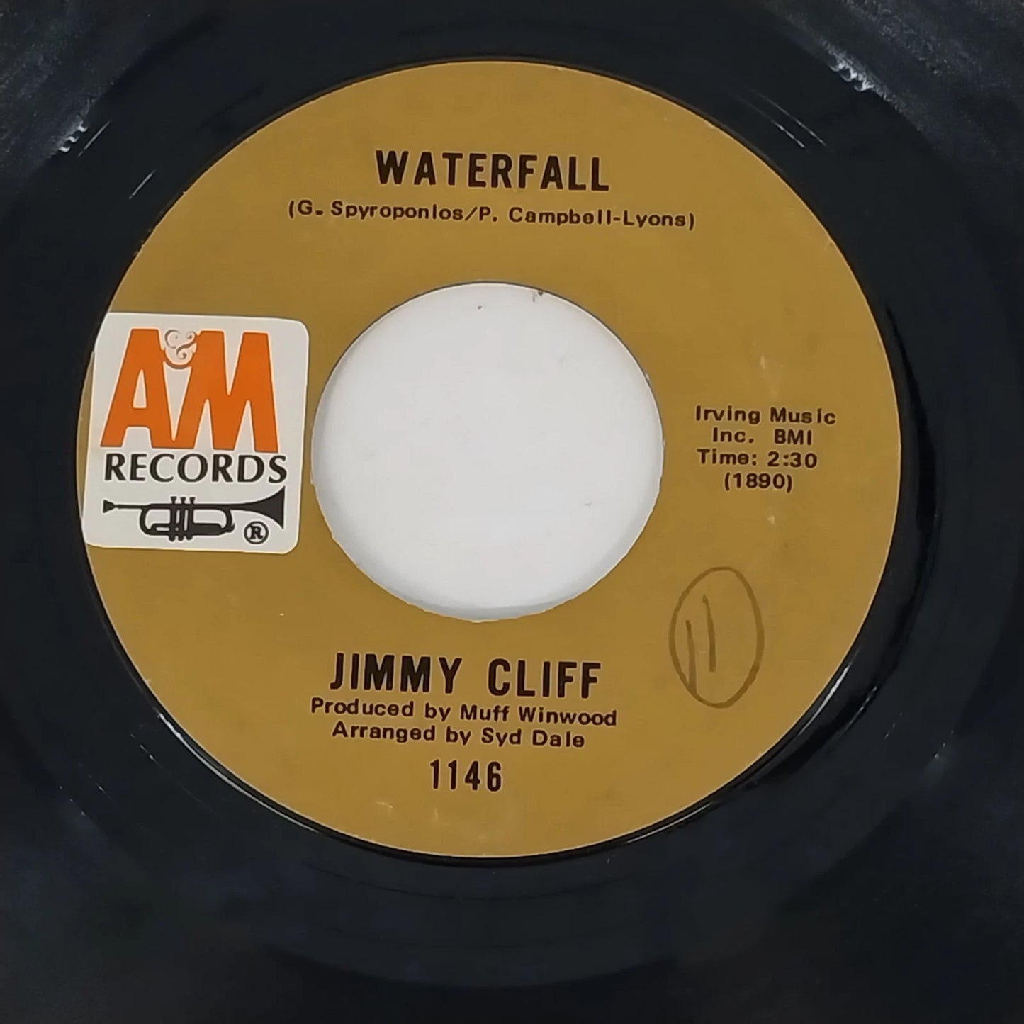 Jimmy Cliff Wonderful World Beautiful People 45 RPM Vinyl A&M
