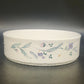 Pfaltzgraff April 2.5 Qt Casserole Dish w Glass Lid Floral Stoneware Vintage USA