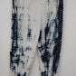 Khakis & Company Women's Blue White Tie-Dye Harem Balloon Boho Pants Medium