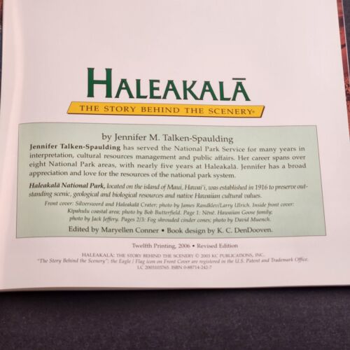 Set of The Story Behind the Scenery Books Hawai'i Volcanoes And Halekala Vintage