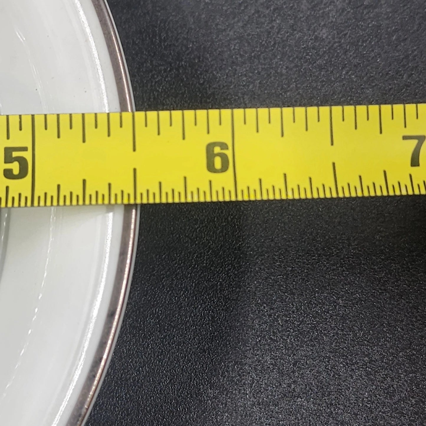 Noritake Crest 6 Piece Place Setting Lily of the Valley 5421 Platinum Trim Vtg